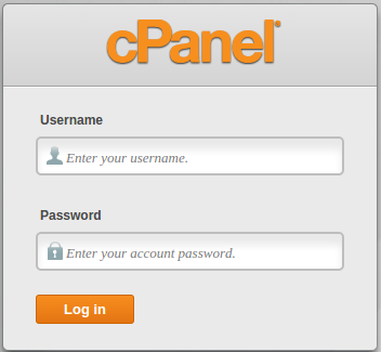 How You will be ready to log into cPanel if---