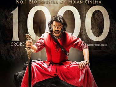 Director SS Rajamouli's film Bahubali 2 becoming first Indian movie to pass Rs 1000 crore Box Office collection